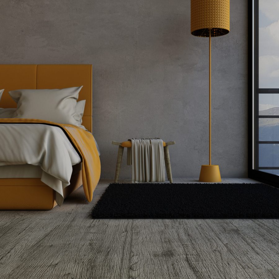 Render of 3D Contemporary Bedroom Interior